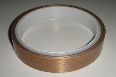 Brown Tahan Suhu Tinggi Tape Fiber Glass Woven Cloth Base Material